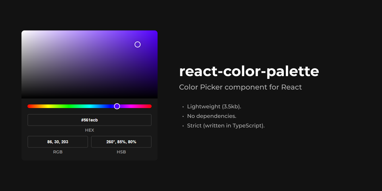 https://github.com/Wondermarin/react-color-palette